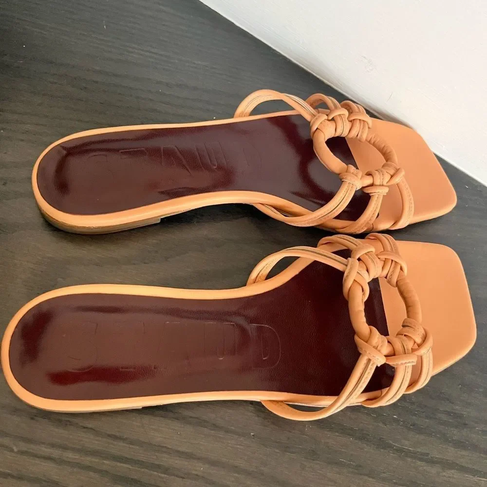 STAUD Adeline Leather Sandals - Picture 2 of 5